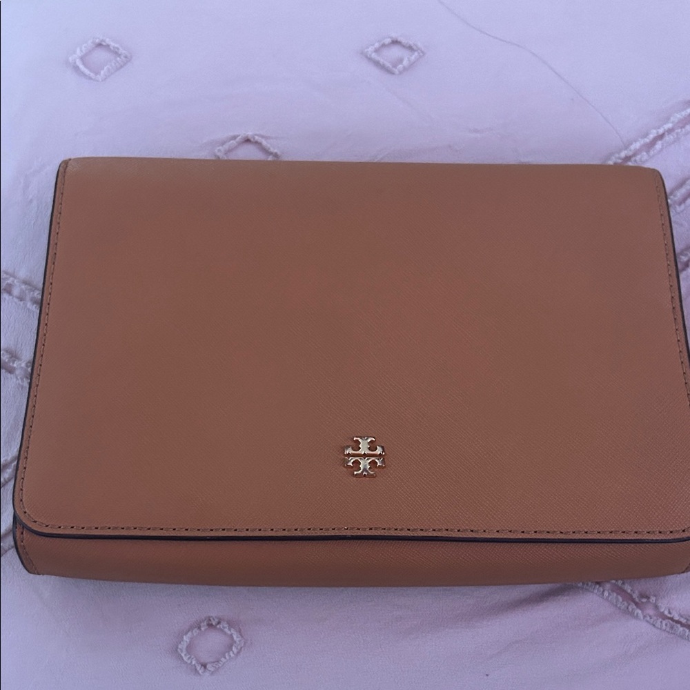 Tory Burch Brown Leather Shoulder Bag
